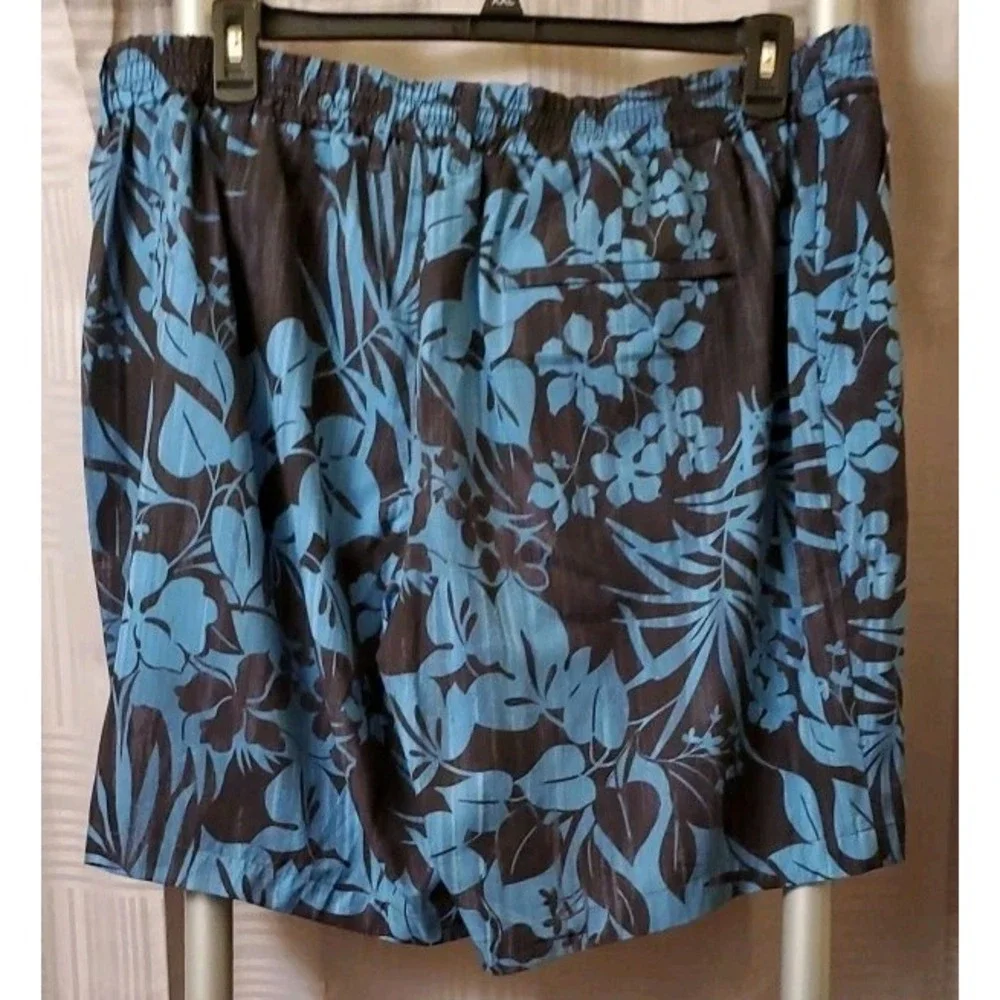 Robert Graham Sz 40 Blue Floral Tropical Performance Board Short Swim Trunks NWT